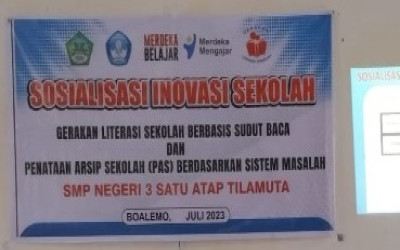 Sosialisasi Inovasi Penataan Arsip Sekolah (PAS)